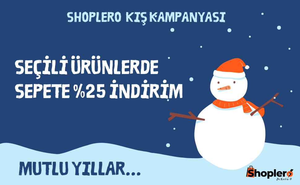 Kış Kampanyaları Seçili Ürünlerde %25 İndirim