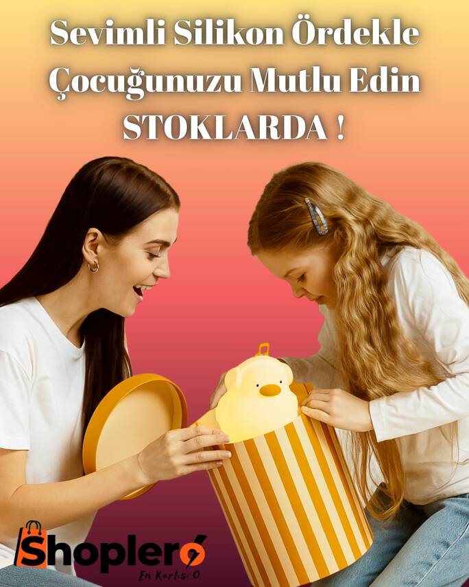 Silikon Ördek Gece Lambası - 3