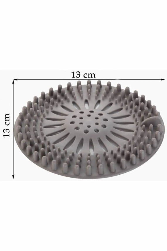 Üçlü Antrasit Silikon Mutfak Seti, Lavabo Matı, Süzgeç, Sünger Askılık - 6