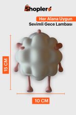 Silikon Koyun Gece Lambası - Görsel 5