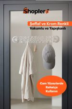 Vakumlu ve Yapışkanlı Mutfak Banyo Askılığı - Görsel 3